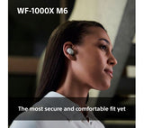 SONY WF-1000XM6 Wireless Bluetooth Noise-Cancelling Earbuds - Black - Pristine