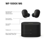 SONY WF-1000XM6 Wireless Bluetooth Noise-Cancelling Earbuds - Black - Pristine