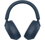 SONY WH-1000XM5 Wireless Bluetooth Noise-Cancelling Headphones - Midnight Blue - Pristine