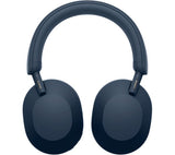 SONY WH-1000XM5 Wireless Bluetooth Noise-Cancelling Headphones - Midnight Blue - Pristine