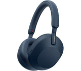 SONY WH-1000XM5 Wireless Bluetooth Noise-Cancelling Headphones - Midnight Blue - Pristine