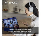 SONY WH-1000XM5 Wireless Bluetooth Noise-Cancelling Headphones - Midnight Blue - Pristine