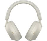 SONY WH-1000XM5 Wireless Bluetooth Noise-Cancelling Headphones - Silver - Pristine