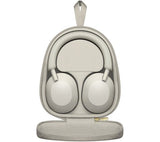 SONY WH-1000XM5 Wireless Bluetooth Noise-Cancelling Headphones - Silver - Pristine