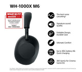 SONY WH-1000XM6 Wireless Bluetooth Noise-Cancelling Headphones - Black - Good