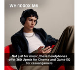 SONY WH-1000XM6 Wireless Bluetooth Noise-Cancelling Headphones - Black - Good