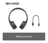SONY WH-CH520B Wireless Bluetooth Headphones - Black - Good