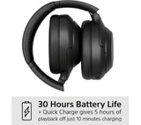 SONY WH-1000XM4 Wireless Bluetooth Noise-Cancelling Headphones - Black - Good