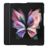 Samsung Galaxy Z Fold 3 Leather Flip Cover Case - Black
