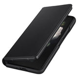 Samsung Galaxy Z Fold 3 Leather Flip Cover Case - Black