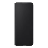 Samsung Galaxy Z Fold 3 Leather Flip Cover Case - Black