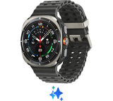 SAMSUNG Galaxy Watch Ultra LTE - Titanium Silver & Dark Grey, 47 mm - Pristine