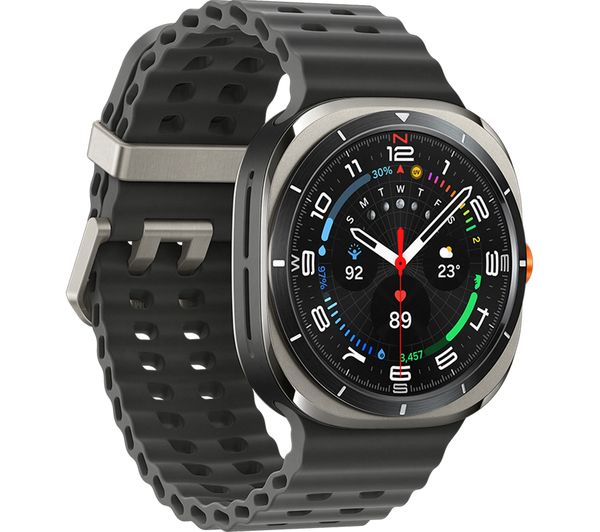 SAMSUNG Galaxy Watch Ultra LTE - Titanium Silver & Dark Grey, 47 mm - Pristine
