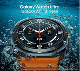 SAMSUNG Galaxy Watch Ultra LTE - Titanium Silver & Dark Grey, 47 mm - Pristine