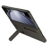 Samsung Graphite Standing Cover with Strap Case - For Samsung Galaxy Z Fold5