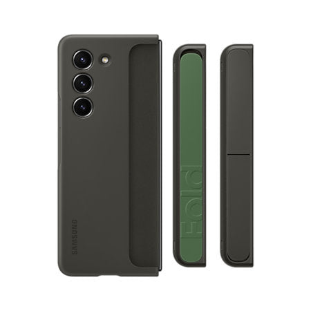 Samsung Graphite Standing Cover with Strap Case - For Samsung Galaxy Z Fold5