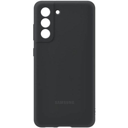 Samsung Soft Silicone Dark Grey Case - For Samsung Galaxy S21 FE
