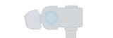 Sony MDR-XB55AP Wired In-Ear Headphones White