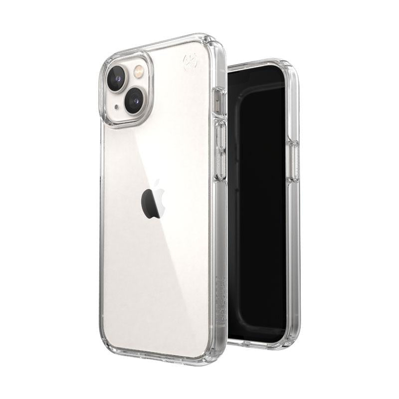 Speck Presidio Perfect-Clear - iPhone 14 / iPhone 13 Case with MICROBAN Coating - Clear
