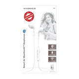 Vivanco 38909 Smart Air 3 Bluetooth Earphones With Microphone - White
