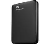 WD Elements Portable Hard Drive - 2 TB, Black