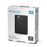 WD Elements Portable WDBUZG0010BBK - hard drive - 1 TB - USB 3.0
