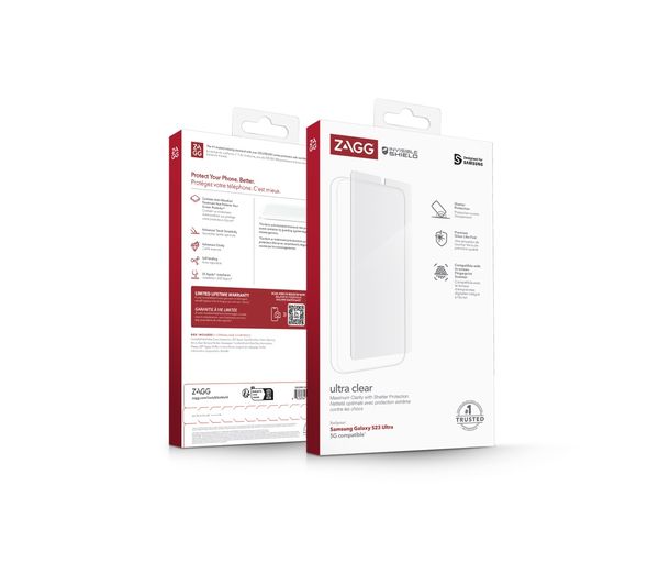 ZAGG InvisibleShield Ultra Clear Samsung S23 Ultra Screen Protector
