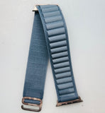 Apple 49mm Light Blue Alpine Loop Watch Band - Large - Natural Titanium