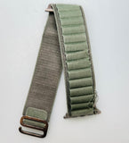 Apple 49mm Green Alpine Loop Watch Band - Medium - Natural Titanium (Poor Condition)
