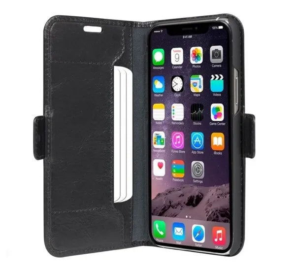 dbramante1928 Copenhagen Slim iPhone 12/12 Pro Wallet Leather Case - Black
