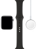 APPLE Watch Series 5 - Space Grey Aluminium with Black Sports Band, 44mm - Acceptable