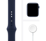 APPLE Watch Series 6 GPS - Blue Aluminium with Deep Navy Sports Band, 40mm - Very Good