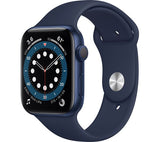 APPLE Watch Series 6 GPS - Blue Aluminium with Deep Navy Sports Band, 40mm - Very Good