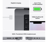 Apple MacBook Pro (14-inch, 2021) - M1 Pro 10-core CPU 16-core GPU, 1TB SSD, 16GB RAM, Touch ID, Space Gray - Very Good