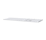 APPLE Magic Wireless Keyboard with Touch ID & Numeric Keypad - White & Silver - Pristine