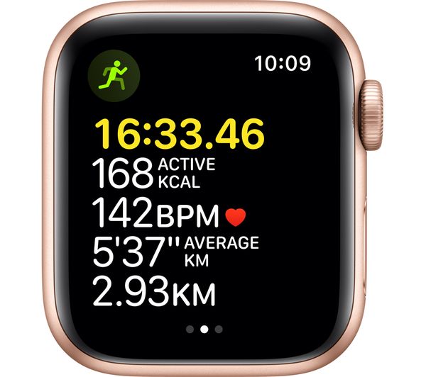 APPLE Watch SE 1 GPS Gold with Starlight Sports Band, 40mm Good