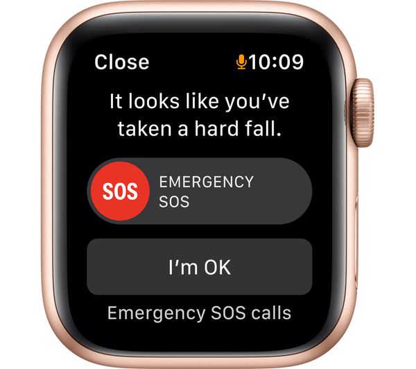 APPLE Watch SE 1 GPS Gold with Starlight Sports Band, 40mm Good