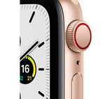 Apple Watch SE 1 GPS + Cellular - Gold Aluminium with Maize & White Sport Loop, 40mm - Acceptable
