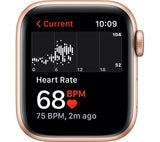 Apple Watch SE 1 GPS + Cellular - Gold Aluminium with Maize & White Sport Loop, 40mm - Acceptable