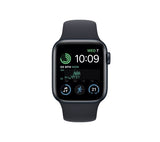 Apple Watch SE 2 GPS + Cellular, 40mm Midnight Aluminium Case with Midnight Sport Band - Pristine