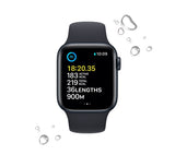 Apple Watch SE 2 GPS + Cellular, 40mm Midnight Aluminium Case with Midnight Sport Band - Pristine