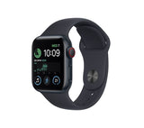 Apple Watch SE 2 GPS + Cellular, 40mm Midnight Aluminium Case with Midnight Sport Band - Pristine