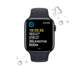 Apple Watch SE 2 GPS + Cellular, 44mm Midnight Aluminium Case with Midnight Sport Band - Good
