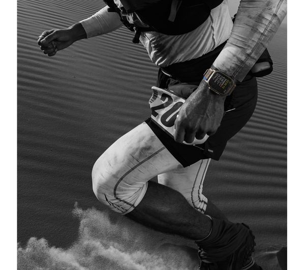 Apple Watch Ultra (GPS + Cellular), 49mm Titanium Case with Black/Grey