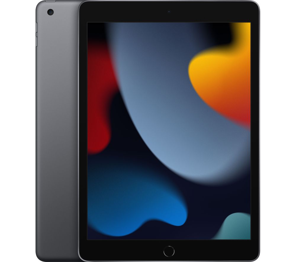 Apple 10.2" iPad (2021) - 64 GB, Space Grey Wi-Fi + 4G Unlocked Acceptable