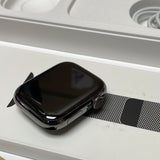 Apple Watch Series 7 GPS + Cellular Stainless Steel Graphite 45mm Pristine Condition REF#48632