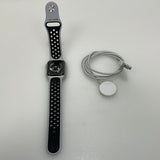 Apple Watch Series 5 GPS + Cellular Nike 40MM Alum Silver Very Good Condition REF#49402