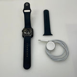 Apple Watch Series 7 GPS Alum 45MM Midnight Very Good Condition REF#50123