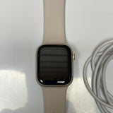 Apple Watch Series 7 GPS Aluminium 41 mm Starlight Pristine Condition REF#44955