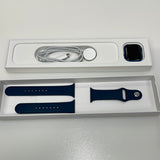 Apple Watch Series 7 GPS Alum 41MM Blue Very Good Condition REF#ST1150